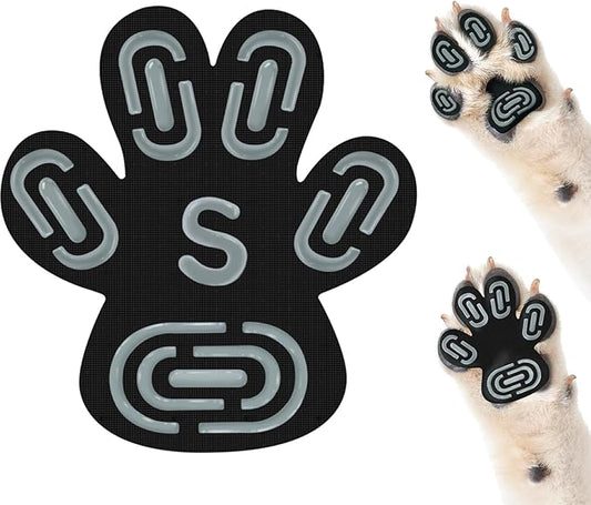 Anti-Slip Dog Paw Protector Pads for Senior Dogs, Dog Paw Adhesive Pads on Hardwood Floor,Senior Pets Essentials with Strong Traction,Puppy Grippers,12 Sets 48 pc S-PawvioPets