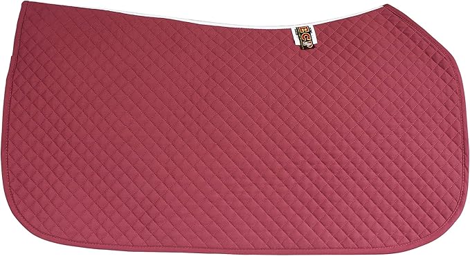 ECP Equine Comfort Products All Purpose Diamond Quilted Western Saddle Pad for Injury Prevention, Breathable, Hypoallergenic, Shock-Absorbing Cushion for Horse Comfort-PawvioPets