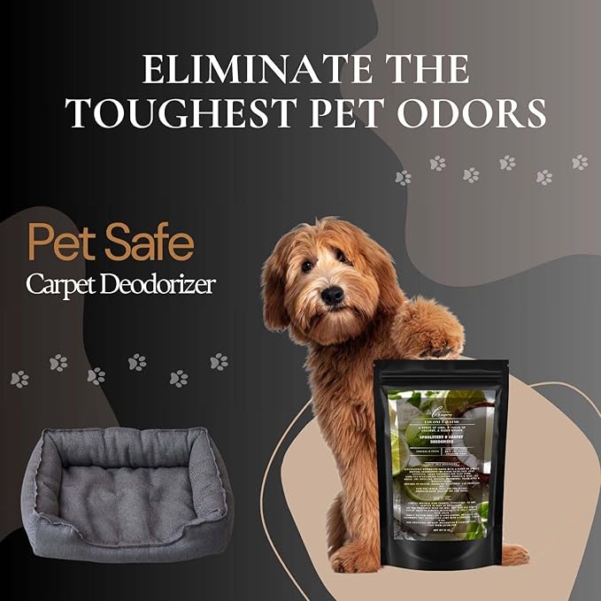 Coconut & Lime Carpet Freshener Powder: Powerful Odor Eliminator for Home, Upholstery Deodorizer, Carpet Deodorizer, Pet Urine, Cat Litter Box - Coconut Lime Verbena Fragrance-PawvioPets