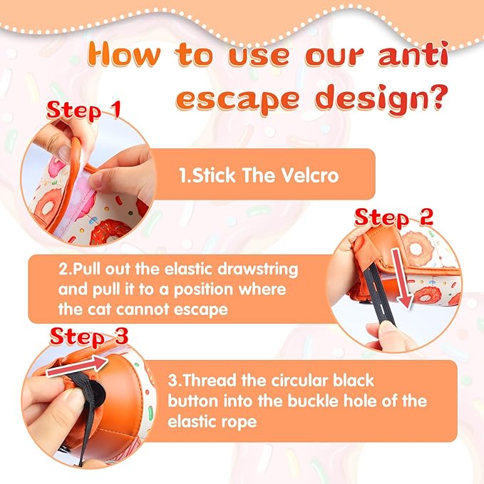 Cat Cone Collar Soft for Wound Healing, Foldable Neck Recovery Cone Anti Licking, Small Adjustable Surgery Cat Head Cone Alternative for Kittens(Size: M)-PawvioPets