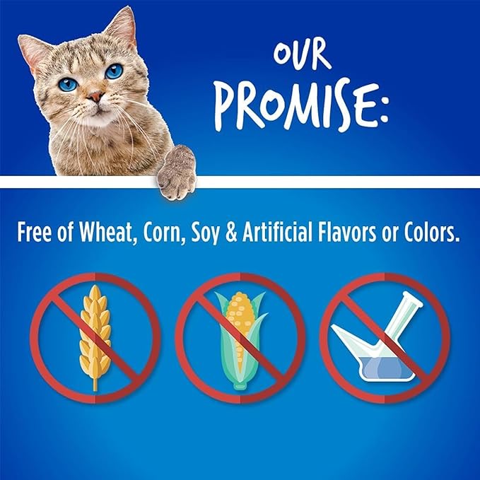 Fruitables Crunchy Low Calorie Treats Packed with Protein For Cats Healthy Free of Wheat, Corn and Soy – Made with Real Chicken with Blueberry – 2.5 Ounces-PawvioPets