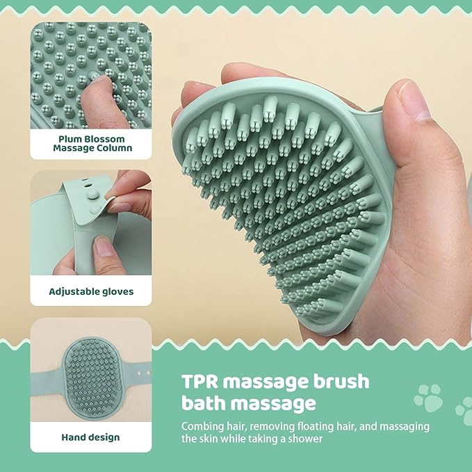 8-in-1 Pet Grooming Kit for Dogs & Cats - Includes Slicker Brush, Nail Clippers, Comb, Scissors, Toothbrush & Collapsible Bowl - Deshedding, Hair Trimming & Care Set, Travel Bag-PawvioPets