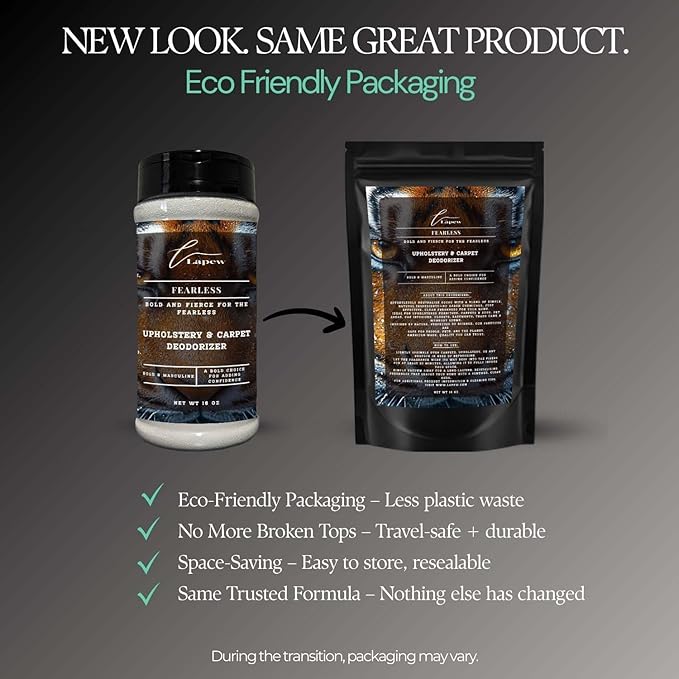 Fearless Carpet Freshener Powder: Powerful Odor Eliminator for Home, Upholstery Deodorizer, Carpet Deodorizer, Pet Urine, Cat Litter Box - Fearless Fragrance-PawvioPets