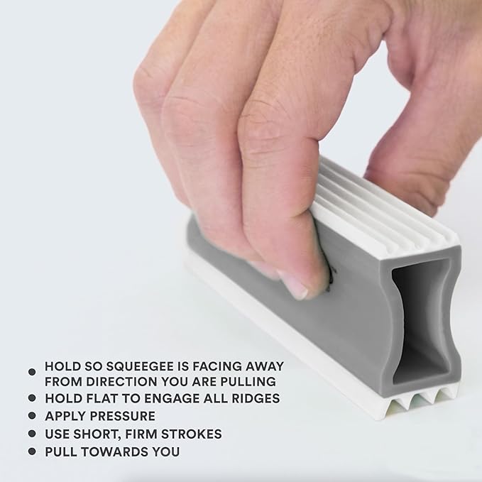 FurDozer X3 MINI Pet Hair Remover & Auto Detailing Tool - Cat & Dog Hair Remover for Carpet, Car Interior, Couch, Bedding, & Furniture - Reusable Pet Hair Removal Tool for Dog Fur & Lint, 3.5", Grey-PawvioPets