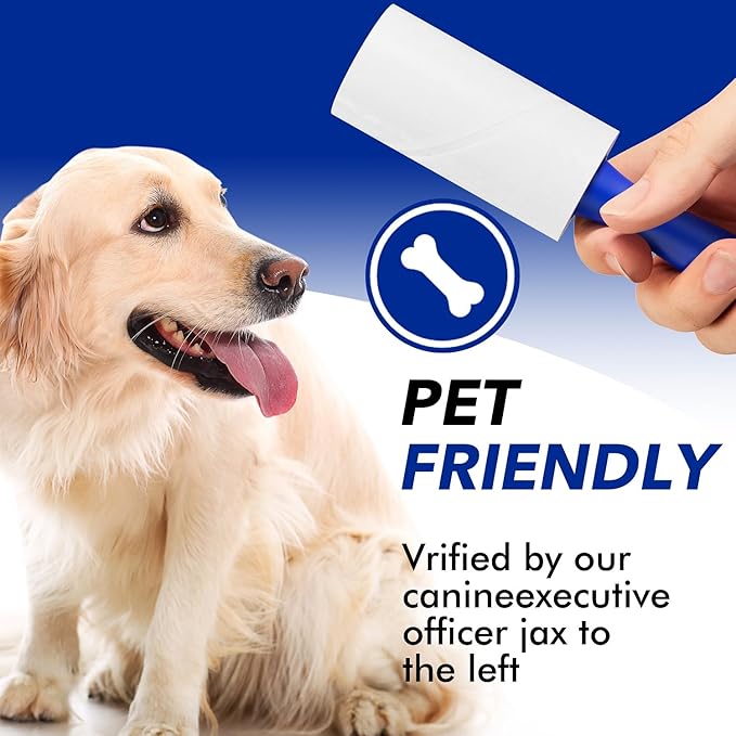 200 Sheets Mini Lint Rollers for Travel - Set of 4 Small-Sized Lint Removers Designed for Convenient Portability, Ideal for Removing Pet Hair and Debri-PawvioPets