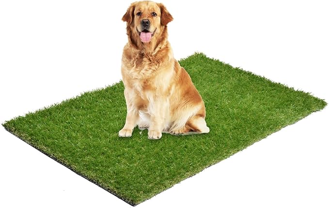 Dog Grass Large Potty Patch, Artificial Dog Grass Bathroom Turf for Pet Training, Washable Puppy Pee Pad, Perfect Indoor/Outdoor Portable Potty Pet Loo-PawvioPets