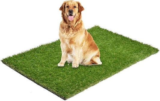 Dog Grass Large Potty Patch, Artificial Dog Grass Bathroom Turf for Pet Training, Washable Puppy Pee Pad, Perfect Indoor/Outdoor Portable Potty Pet Loo-PawvioPets