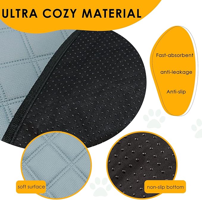 4 Pack Guinea Pig Cage Liners for C&C 2x1 Habitat Washable Guinea Pig Bedding Super Absorbent | Waterproof | Non Slip| Reusable Guinea Pig Pee Pads for Small Animals Cages-28 x 14 Inch-PawvioPets