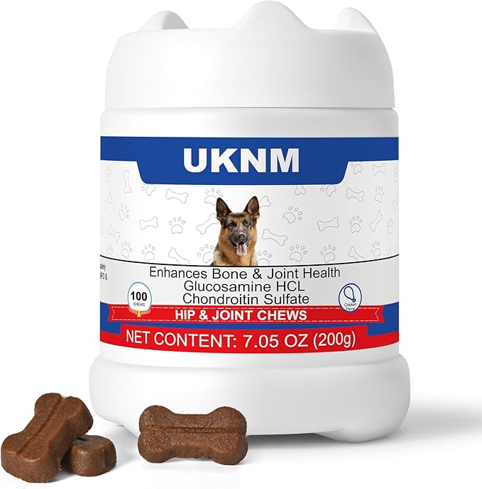 Dog Hip and Joint Supplement,100 Count,Chicken Flavor,Pain and Inflammation Relief Chews with Glucosamine, MSM, Vitamin C, Omega 3,Treats Hip Dysplasia, Arthritis,for Hip & Joint Health, Pain Relief-PawvioPets