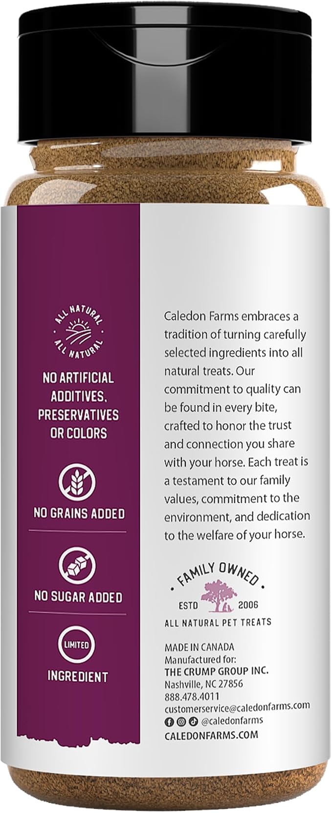 Caledon Farms Crumbles - Apple & Alfalfa Recipe, 10.6oz, Horse Treats-PawvioPets