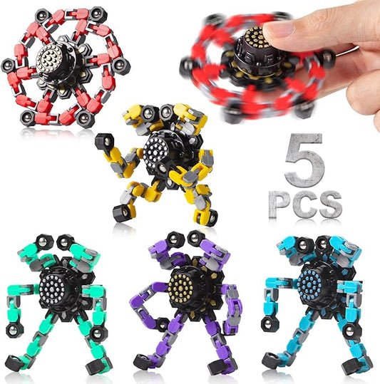 for Mom Transformable Fidget Spinners for Kids and Adults Stress Relief Sensory Toys for Boys and Girls Fingertip Gyros Toy Birthday Party Favors for Kids Classroom Gifts-PawvioPets