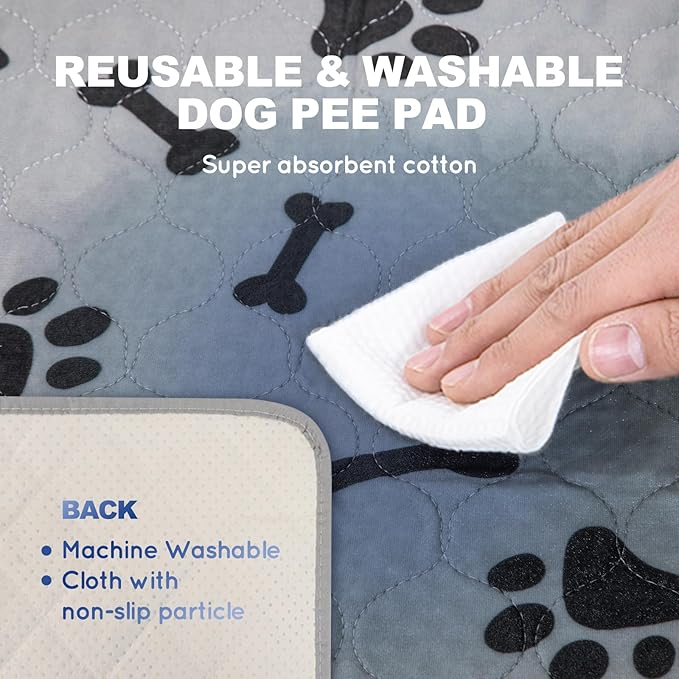 Dog Grass Pad with Tray Small 23" x 16", Ultra-Absorbent Artificial Grass Pad for Dogs Potty(No Grate)Grass Hemmed Edge for Indoor Potty Training Reusable Puppy Pads Dog Litter Box Balcony-PawvioPets