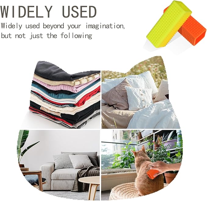 2pcs Pet Dog Cat Hair Remover, Pet Hair Removal Tool, Car Carpet Cleaner for Pet Hair,Dog Hair Remover for car，Interior, Furniture, Sofa-PawvioPets