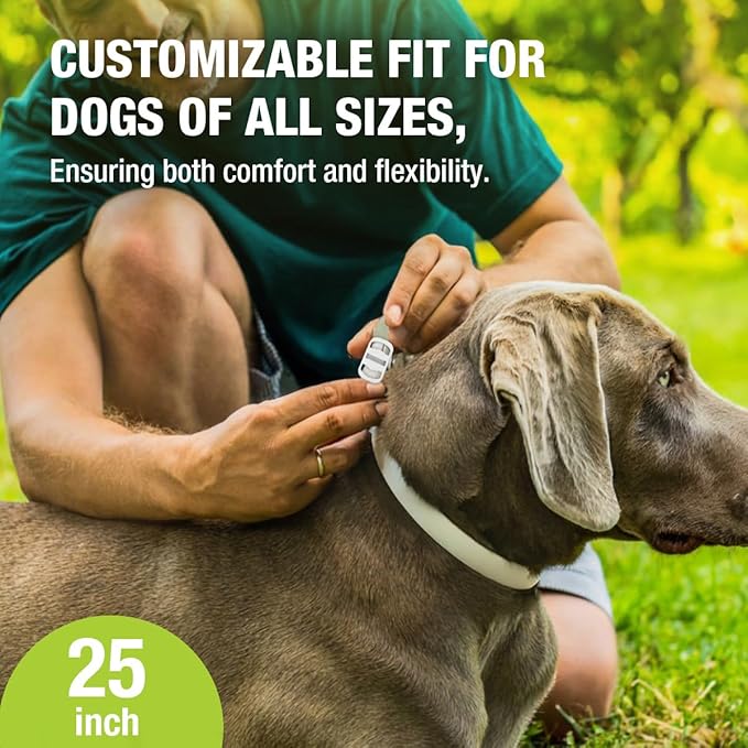 EcoVenger Flea & Tick Collar Repellent 2-Pack White, Fits Both Dogs & Cats, Built-in Pant-Based Formula Strong Repellency Slow Release, Lasting Deterrence and Protection, Pleasant Aroma, Waterproof-PawvioPets