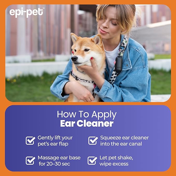 Dog & Cat Ear Cleaner Solution with Aloe Vera & Tea Tree Oil – Removes Itchy Ear Wax, Debris, Odor – Ears Wash, Drops & Flush for Pets, Dog Ears Cleaning, Cat Cleaner, 16 oz- 2 Gallons-PawvioPets