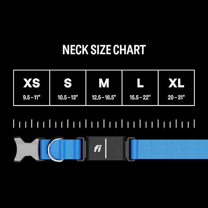 Fi New Series 3+ Smart Dog Tracker Collar – AI GPS for Dogs, Health & Behavior Monitor, Virtual Fence, Escape Alerts, Waterproof, Apple Watch Compatible 12Mo Membership Included-PawvioPets