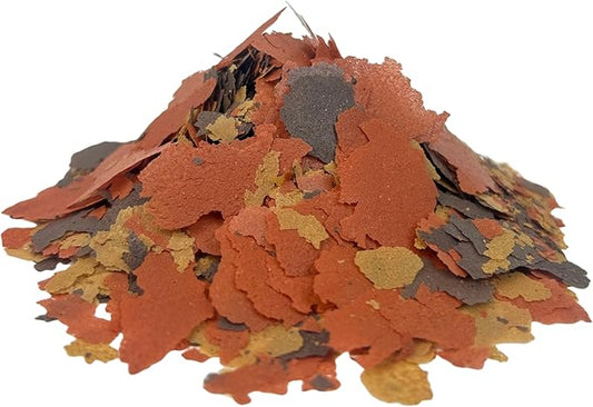 Aquatic Foods Inc. California Blackworm & Goldfish Mix Premium Flakes for Goldfish, Koi & Pond Fish, All Community Tropical Fish Also Pellet Mix, Wafer Mix Included…1-lb 2oz-PawvioPets