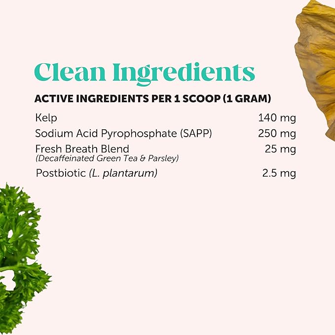 Cat Breath Freshener Dental Powder for Teeth Cleaning Plaque Off, Dental Care for Cats, Tartar Remover for Teeth with Natural Herbal Blend (60 Day Supply)-PawvioPets