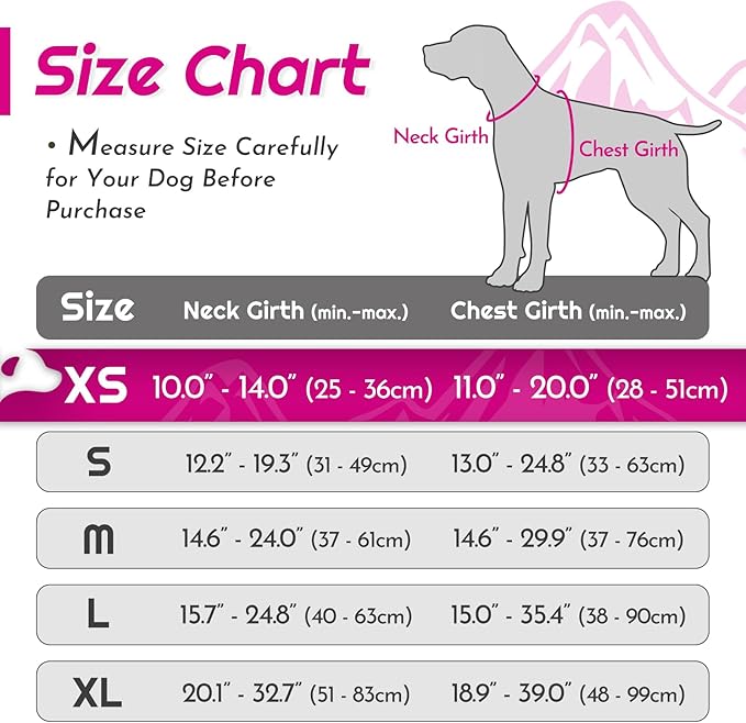 Eagloo Small Dog Harness No Pull, Service Vest with Reflective Strips and Control Handle, Adjustable and Comfortable for Easy Walking, No Choke Pet Harness with 2 Metal Rings, Rose Red, XS-PawvioPets