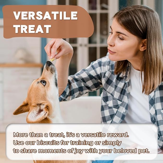 Freeze Dried Quail Egg Yolk & Cranberry Cube Cat & Dog Treats Biscuits, Dehydrated Healthy Tasty Snack for Training 2.5 Ounce-PawvioPets