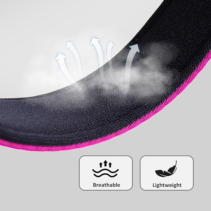 Didog Soft Padded Dog Collars for Small Dogs, Colorful and Durable Dog Collar with Quick Release Buckle, Light and Breathable for Daily Walking, Rose Purple, S-PawvioPets