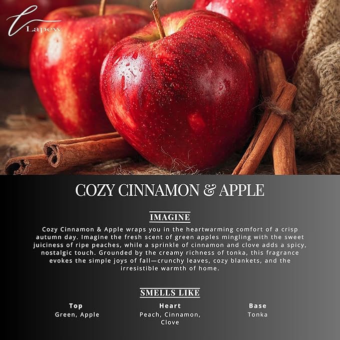 Cozy Cinnamon & Apple Carpet Freshener Powder Refill 36 oz | Powerful Odor Eliminator for Home | Upholstery Deodorizer | Carpet Deodorizer | Pet Urine | Cat Litter Box-PawvioPets