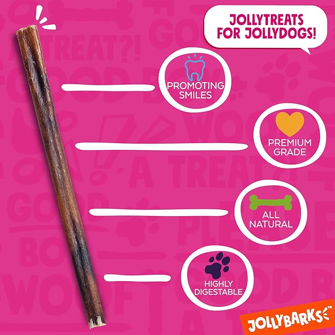 Bully Sticks for Small Dogs | All Natural, Single Ingredient Bully Sticks for Puppies to Medium Dogs (12" Stnd Bully Sticks - 3pk)-PawvioPets