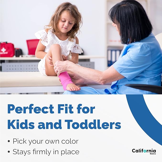 California Basics Self-Adhesive Medical Tape (2 inch) - Pack of 12 - Cohesive Bandage Wrap Rolls - Waterproof Athletic Tape - Self Adhesive Medical Adhesive Bandage Wrap - Vet Stretch Wrap-PawvioPets