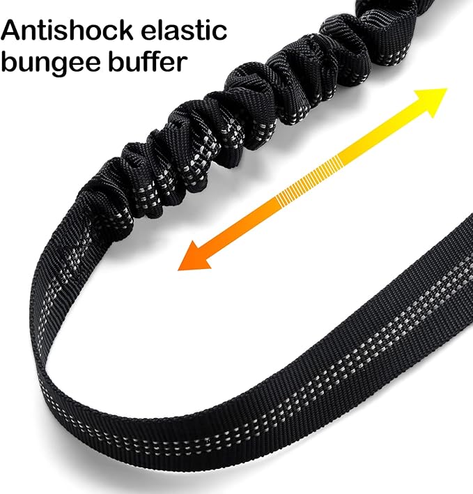 2 Piece Set Retractable Dog Car Seatbelts - Adjustable Pet Seat Belt for Vehicle Headrest Restraint - Heavy Duty & Elastic & Durable Car Harness-PawvioPets