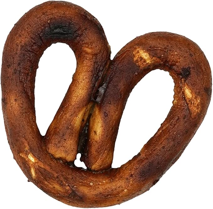 Collagen Pretzels, Bully - Collagen Dog Treats - Long Lasting Healthy Joint Support Dog Treat - Rawhide Alternative - Skin & Coat Health, 1 Bag, 8 Count-PawvioPets