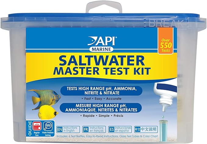 API SALTWATER MASTER TEST KIT 550-Test Saltwater Aquarium Water Test Kit-PawvioPets