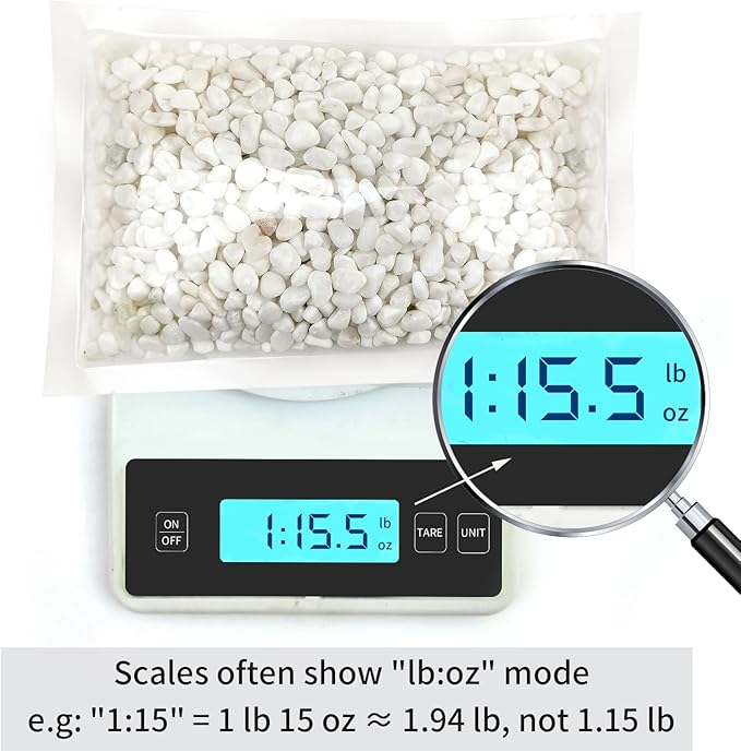 2 Pounds White Pebbles for Indoor Plants, 3/8 Inch Polished White Rocks, Decorative River Rocks for Potted Plants Vase Cactus Bird Bath and Outdoor Garden Landscaping-PawvioPets