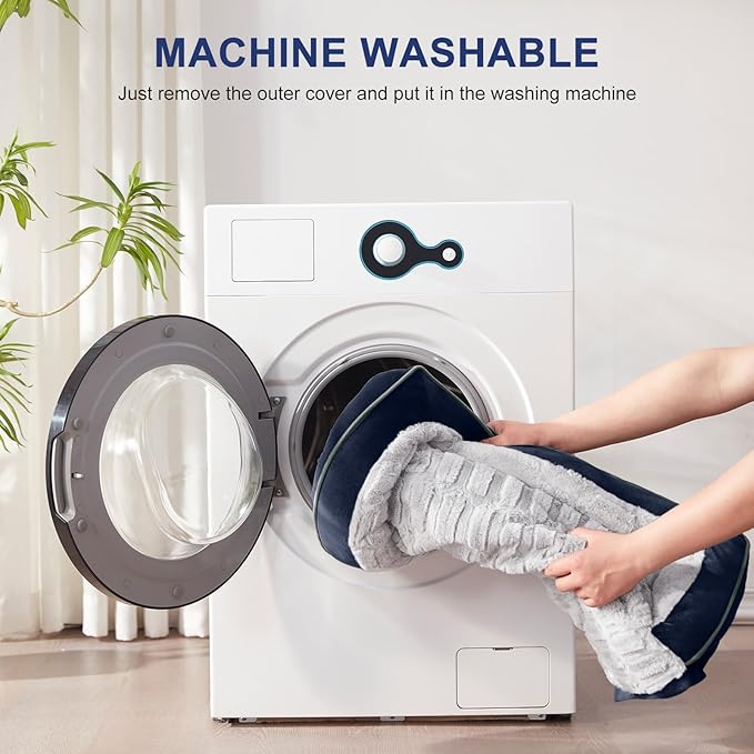 FURTIME Orthopedic Dog Bed for Extra Large Dogs - XL Plus Washable Dog Sofa Beds, Supportive Foam Pet Couch Bed with Removable Washable Cover, Waterproof Lining and Nonskid Bottom, Navy Blue-PawvioPets