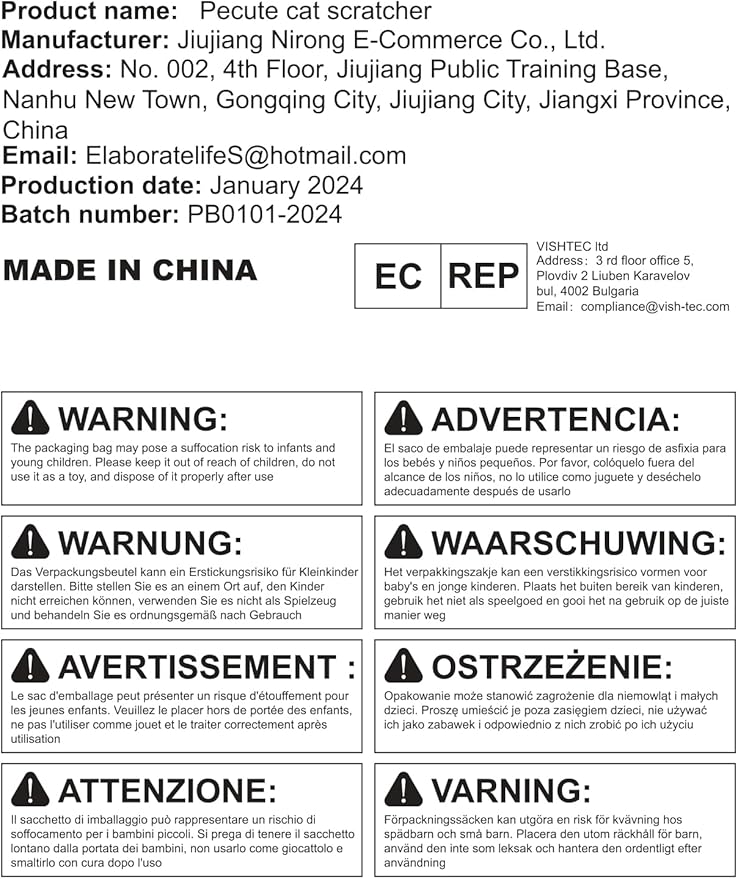 Double-Sided Cat Scratcher With Natural Sisal + Carpet Cloth, Durable Solid Wooden Structure Scratch Pad for Indoor Cats, Scratcher Lounge, 16.5 x 10.8in-PawvioPets