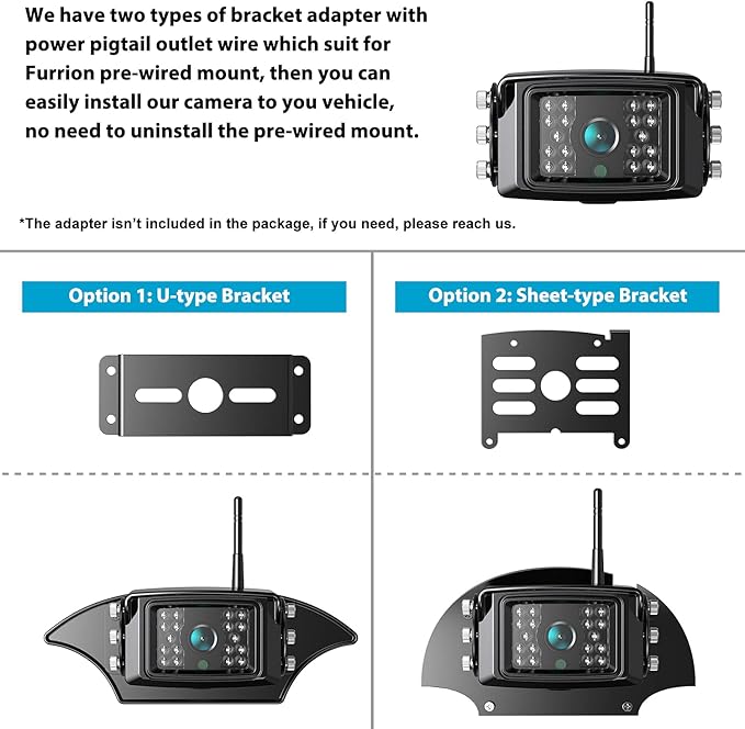 Fookoo HD 1080P 9" Wireless Backup Camera System, 9-inch Dual/Quad Split Monitor w/Recording, Supports 4 Cameras, IP69 Waterproof Rear View Cam Parking Lines 32GB SD Card for RV/Trailer/Truck(DW901)-PawvioPets