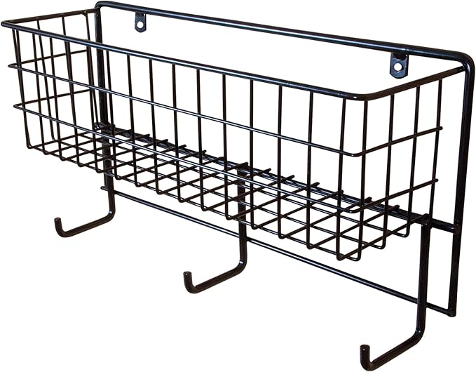 Basket & Tack Rack for Horse | Sturdy, Multi-Function, Mounted Design | 5 Year Warranty-PawvioPets