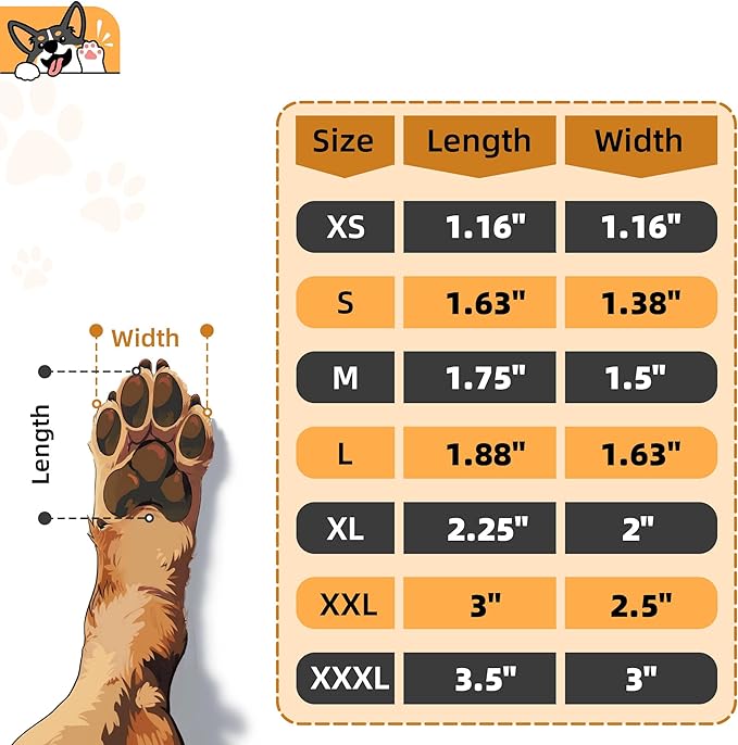 Anti-Slip Dog Paw Protector Pads for Senior Dogs, Dog Paw Adhesive Pads on Hardwood Floor,Senior Pets Essentials with Strong Traction,Puppy Grippers,12 Sets 48 pc L-PawvioPets