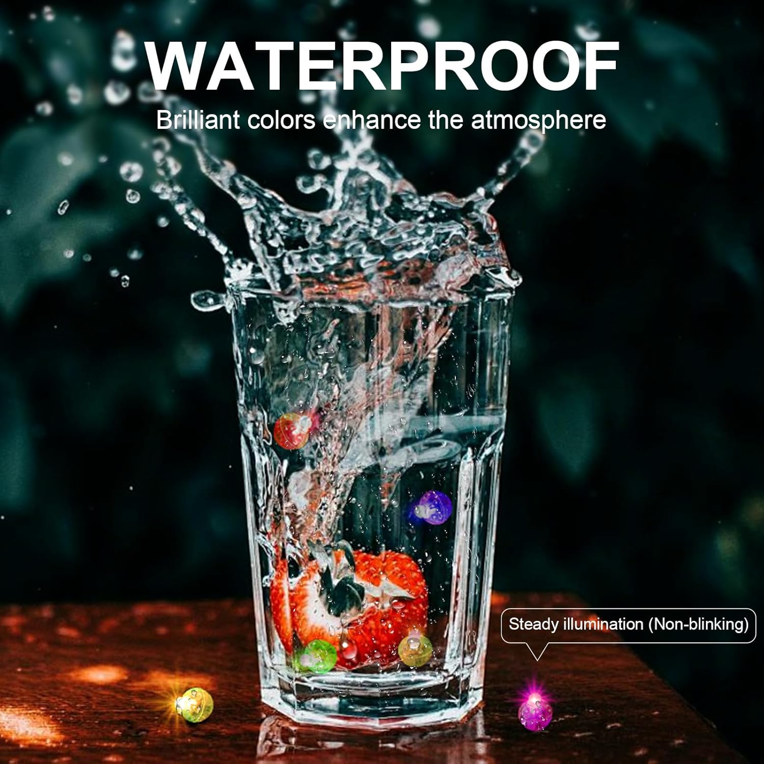 Aogist 50Pcs Balloon Lights with Hook,Long Standby Time,Waterproof Mini Light for Birthday Party Wedding Christmas Halloween Easter Decorative (Steady, Green)