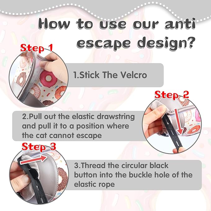 Cat Cone Collar Soft for Wound Healing, Foldable Neck Recovery Cone Anti Licking, Small Adjustable Surgery Cat Head Cone Alternative for Kittens(Size: L)-PawvioPets