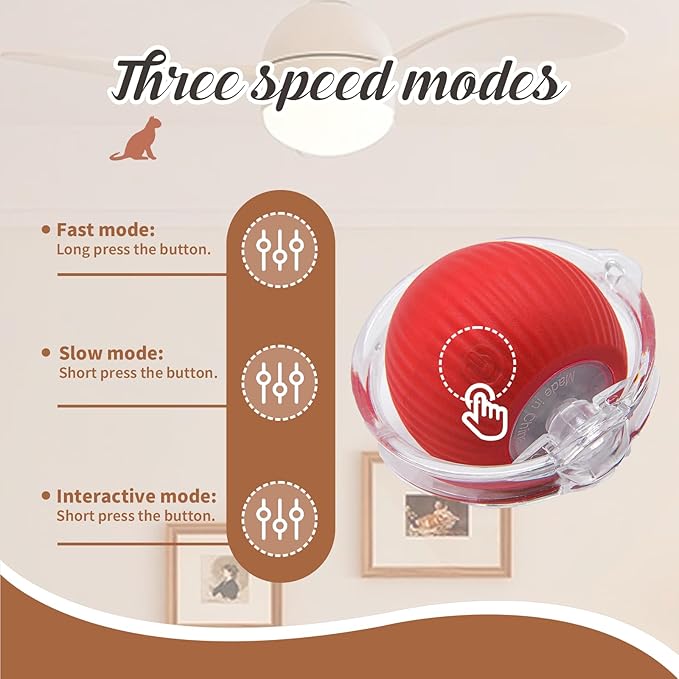 28-Inch Automatic Cat Toys Cat Play Mat with Motion-Activated Rolling Ball–Interactive Hide-and-Seek Cat Toy for Indoor Cats’ Exercise-PawvioPets