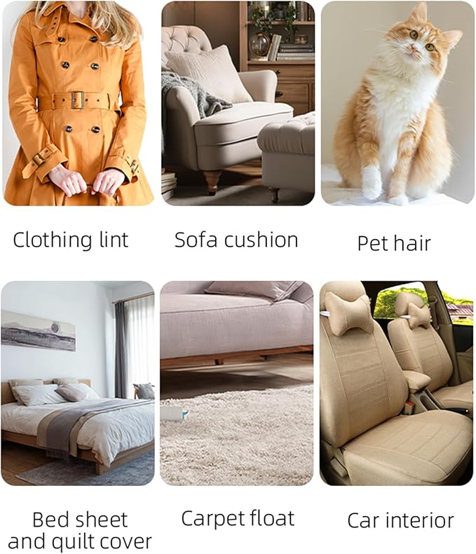 2 PCS Pet Hair Remover Glove Reusable cat and Dog Hair Remover Static dehairing Gloves for Sofas, Furniture, Carpets, car Seats, pet Grooming cat and Dog dehairing Tools-PawvioPets