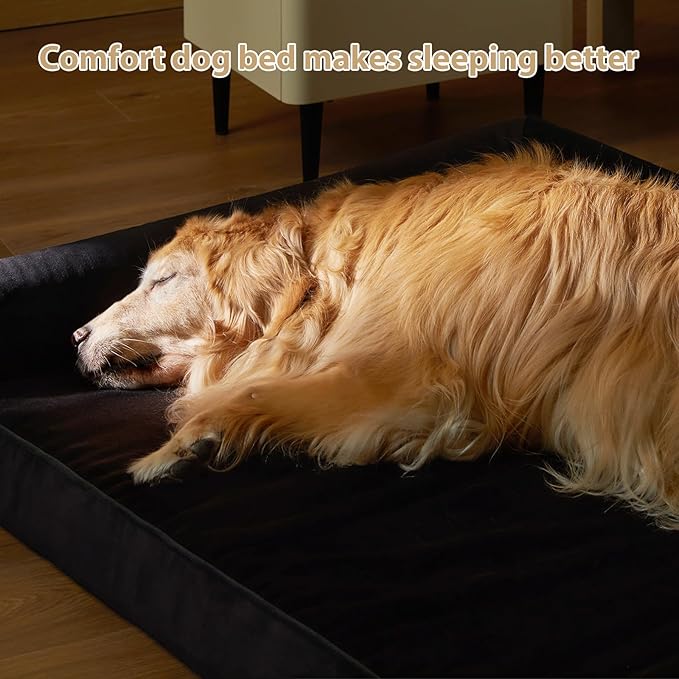 BFPETHOME XL Dog Beds for Extra Large Dogs, XL Dog Bed, Extra Large Dogs Bed Washable, Jumbo with Removable Cover, Waterproof Lining and Nonskid Bottom, Egg-Crate Foam Pet Sofa-PawvioPets