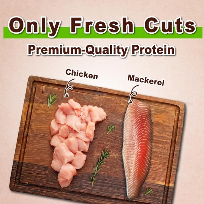 Afreschi Natural Cat Treats Chicken & Mackerel Star Shape 6 oz, All-Natural, High-Protein, Grain-Free, Healthy, Low-Fat, Easily Digestible-PawvioPets