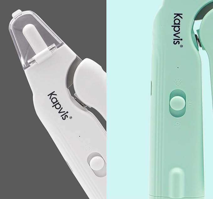 2-in-1 Dog & Cat Nail Clipper and Grinder,LED Lights & Safety Guard for Large Medium Small Dogs Cats Claw Trimmer,Claw Grooming Tool for for Cats and Small Dogs-PawvioPets