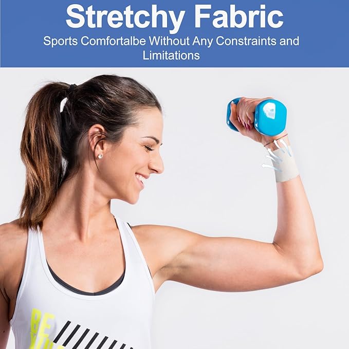 24 Pack White Self Adhesive Bandage, 2” x 5 Yards Medical Wrap, Cohesive Bandage Wrap, White Tape Baseball, Self Stick Bandage Tpae, First Aid Gauze for Ankle, Leg, Arm-PawvioPets