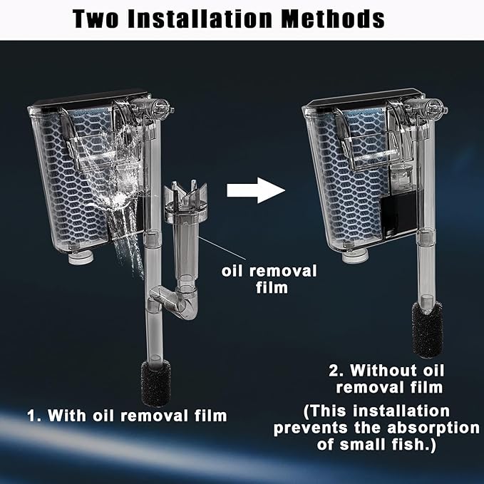 Glass Betta Aquarium Starter Kits 1.5 Gallon Small Fish Tank, Betta Fish Tank with LED Light, Power Filter, Black. 4mm Glass-PawvioPets