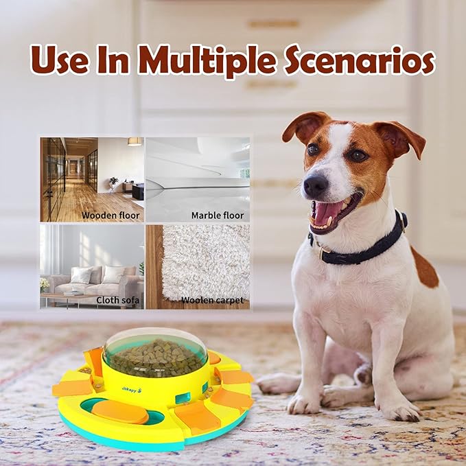 Dog Puzzle Toys for Dog Boredom and Mentally Stimulating, Interactive Slow Food Feeder Dispenser, Professional Level 2 in 1 for Large/Medium/Small Dog-PawvioPets