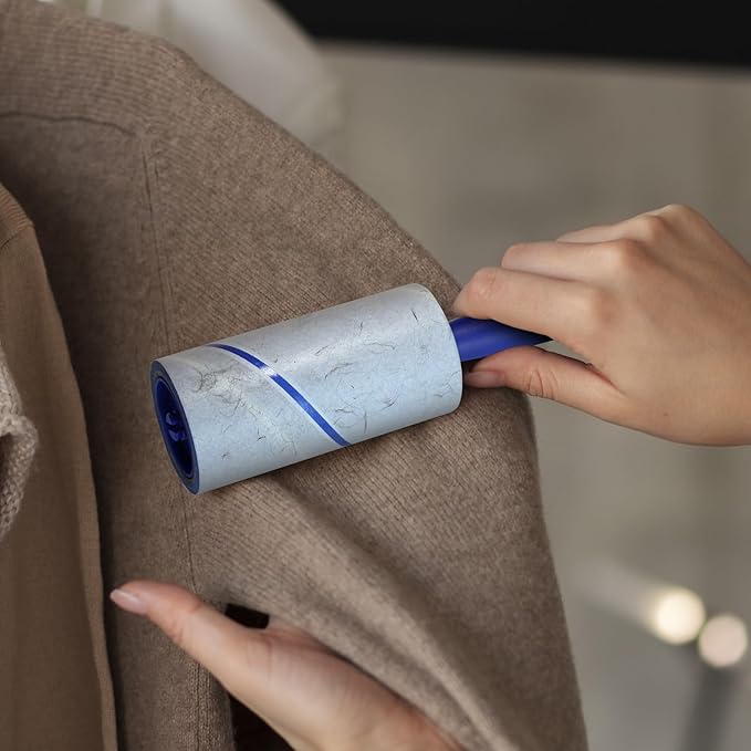 1200 Sheets Lint Roller with 6 Upgraded Handles (6 Rollers + 6 Refill), Mage Value Set Sticky Lint Rollers for Pet Hair, Portable Pet Hair Remover for Clothes, Furniture, Carpet, Dog and Cat-PawvioPets