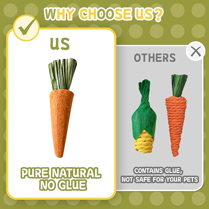 18 PCS Hamster Chew Toys Set, Natural Apple Wood Guinea Pig Toys, Hamster Cage Accessories Include Bridge, Seesaw, Carrot, Timothy Straw Stick Dental Care for Rat Gerbil Chinchilla Rabbits-PawvioPets