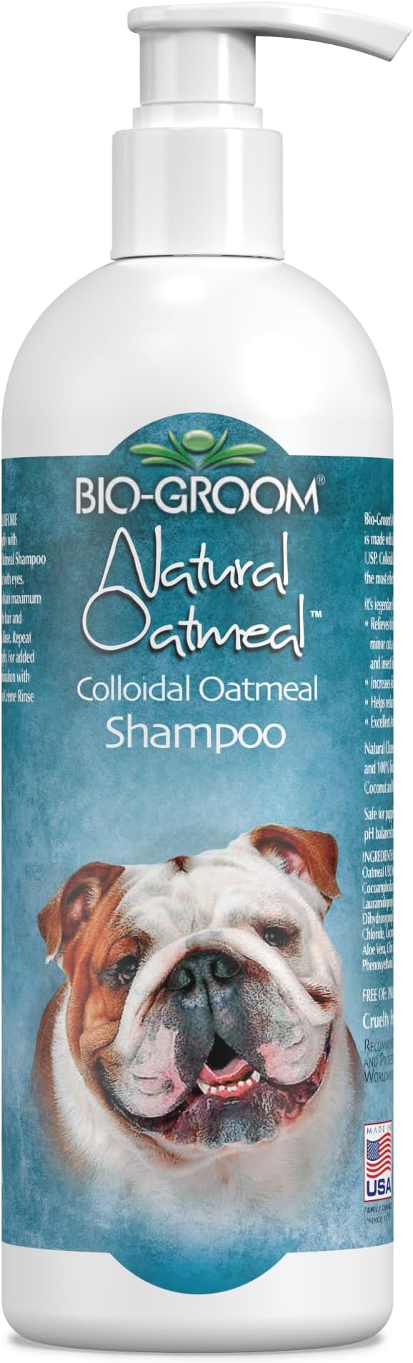 Bio-Groom Oatmeal Dog Shampoo – for Allergies and Itching, Cruelty-Free, Dog Bathing Supplies, Puppy Shampoo for Sensitive Skin, Made in USA, Anti-Itch Dog Products – 32 fl oz 1-Pack-PawvioPets